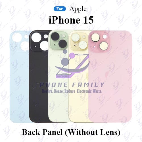For Apple iPhone 15 Back Panel/Backshell/ Casing With Logo-All Colors Available - Price in Bangladesh