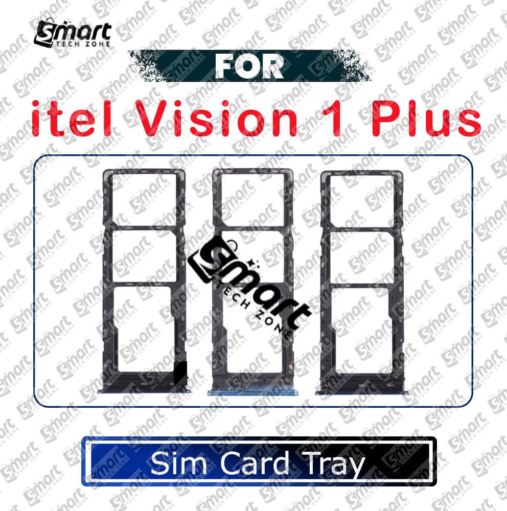 For itel vision 1 Plus Sim Tray Micro SD Card Slot with Sim Ejector Pin Replacement Parts - Price in Bangladesh