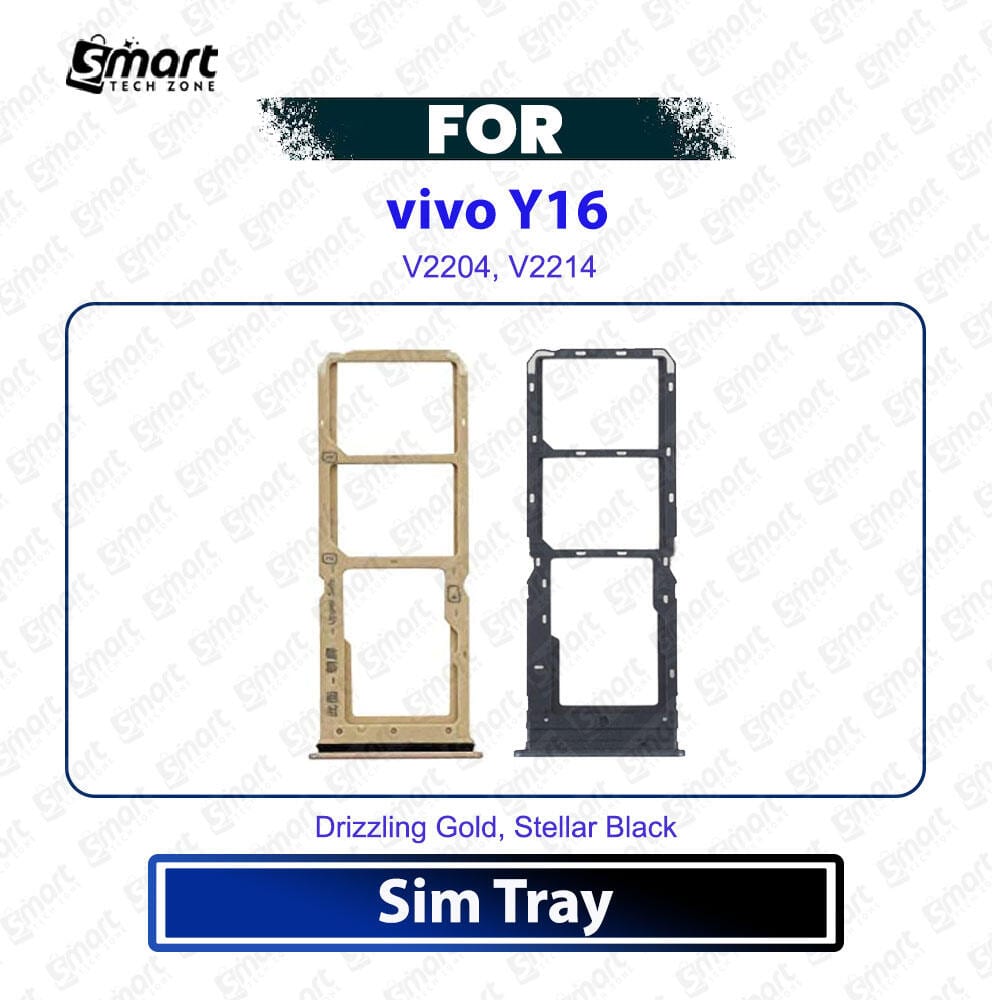 vivo Y16 Sim Card Tray Slot Holder Card Reader SD Slot Adapter Replacement Repair Part For V2204, V2214 - Price in Bangladesh