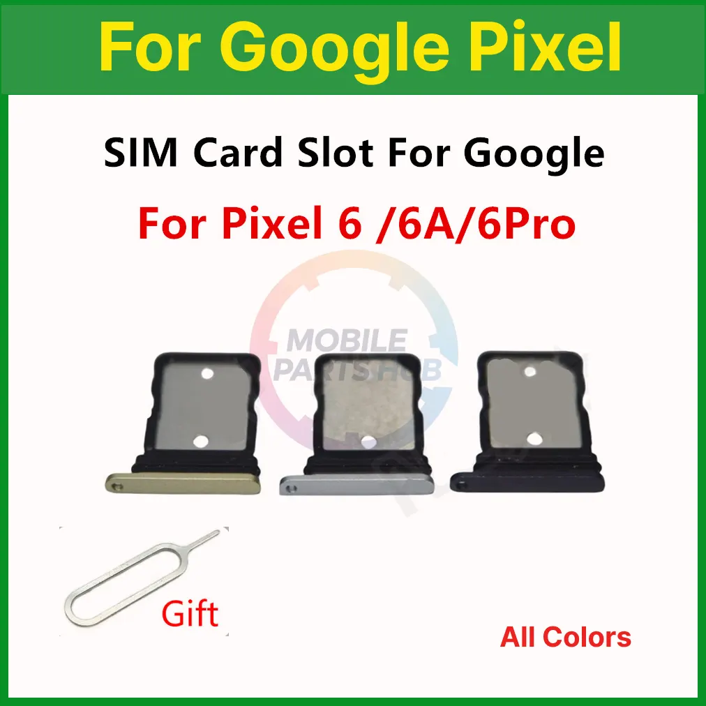 For Google Pixel 6, Pixel 6A, Pixel 6Pro Nano Sim Card Tray Holder Sim Adaptor With Free Sim Ejector Pin Replacement Part - Price in Bangladesh