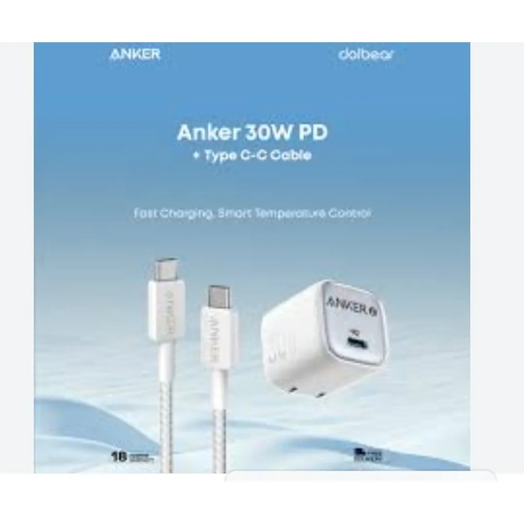 Anker Zolo 30W USB-C Charger with Cable - Price in Bangladesh