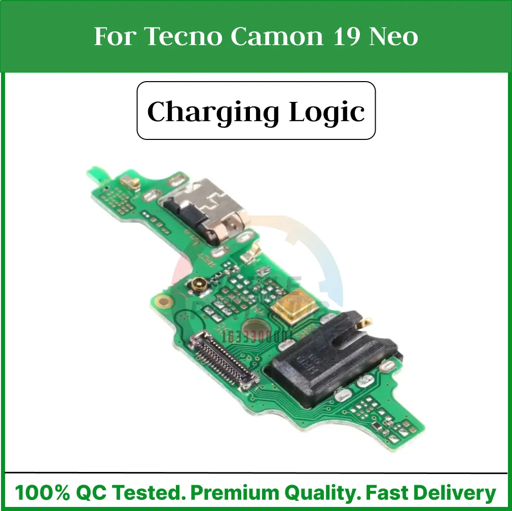 Charging Logic Board For Tecno Camon 19 Neo Charging Port USB Plug PCB Dock Connector Spare parts Charging Port Parts Price in Bangladesh - Mobile.com.bd