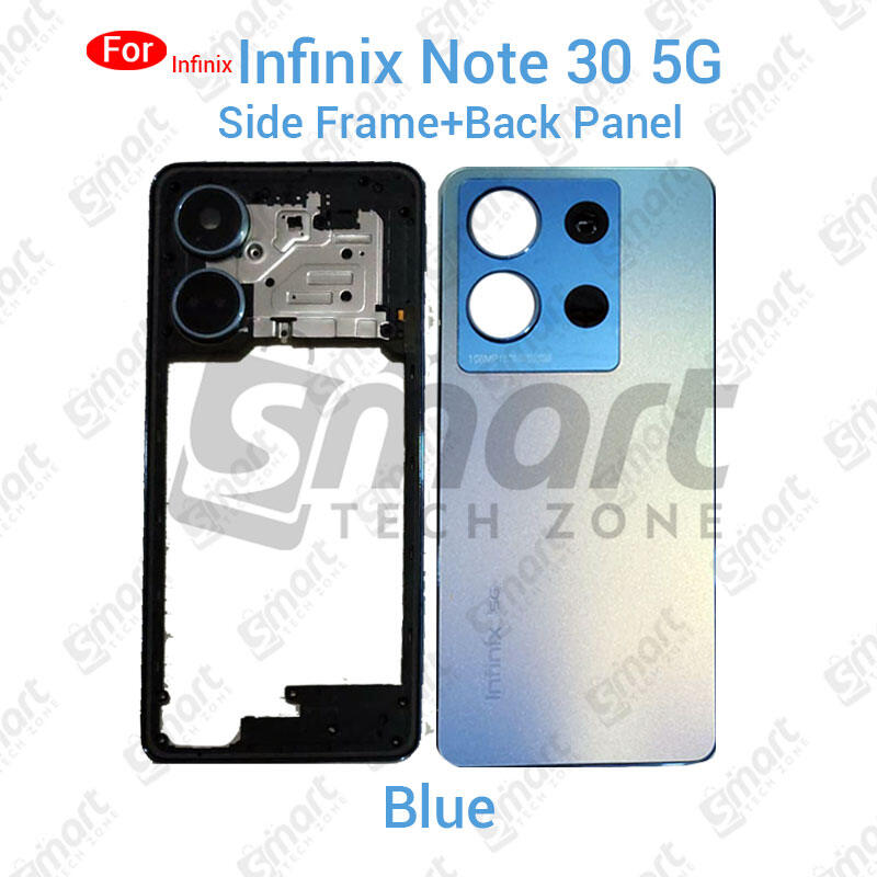 Infinix For Infinix Note 30 5G X6711 Side Frame + Back Panel Housing + Camera Glass Back shell Replacement Spare Parts Back Panels & Housings Price in Bangladesh - Mobile.com.bd