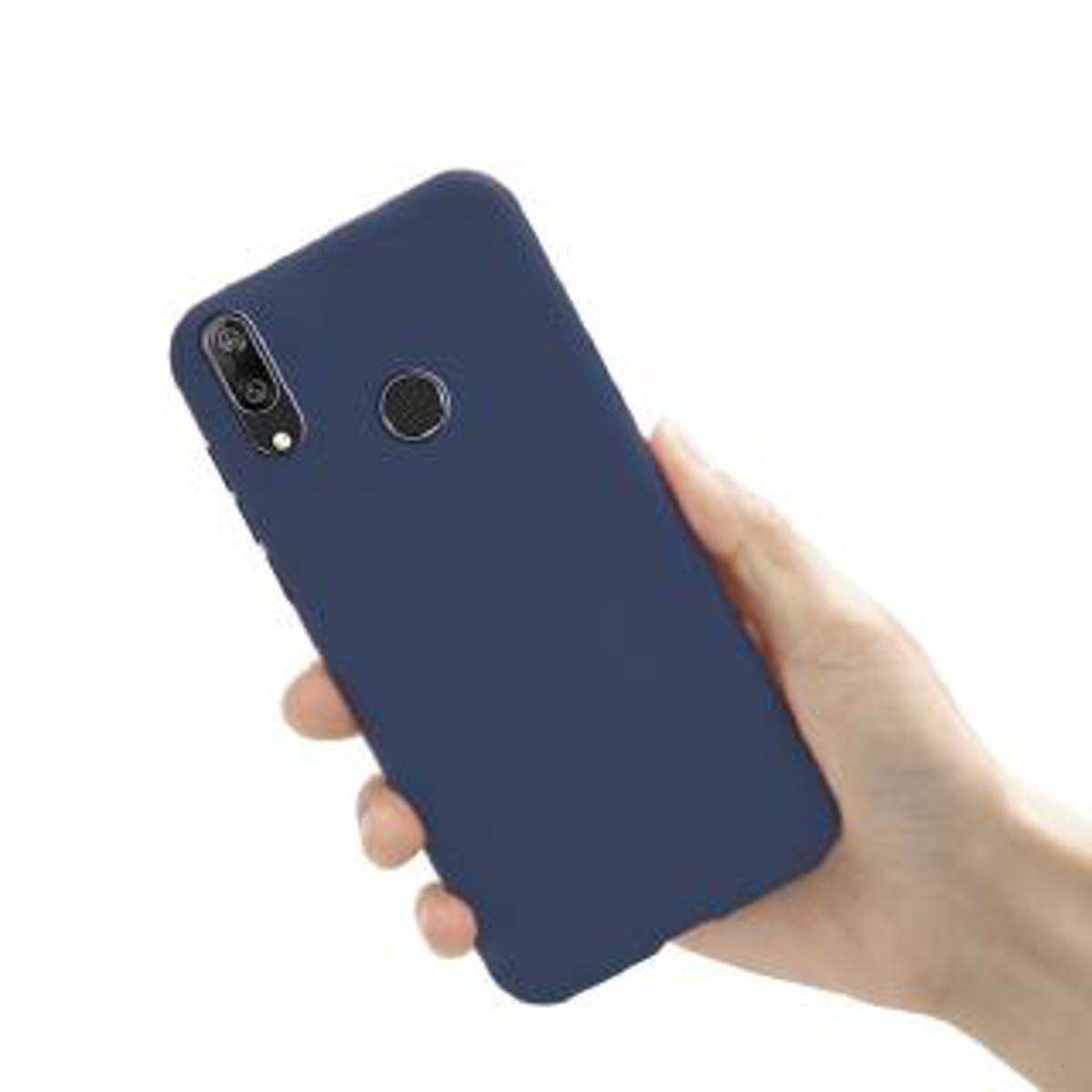 For For Huawei Y7 2019/ Y7 Prime 2019 Liquid Silicone Soft Gel Rubber Shockproof Cover - Phone - Price in Bangladesh
