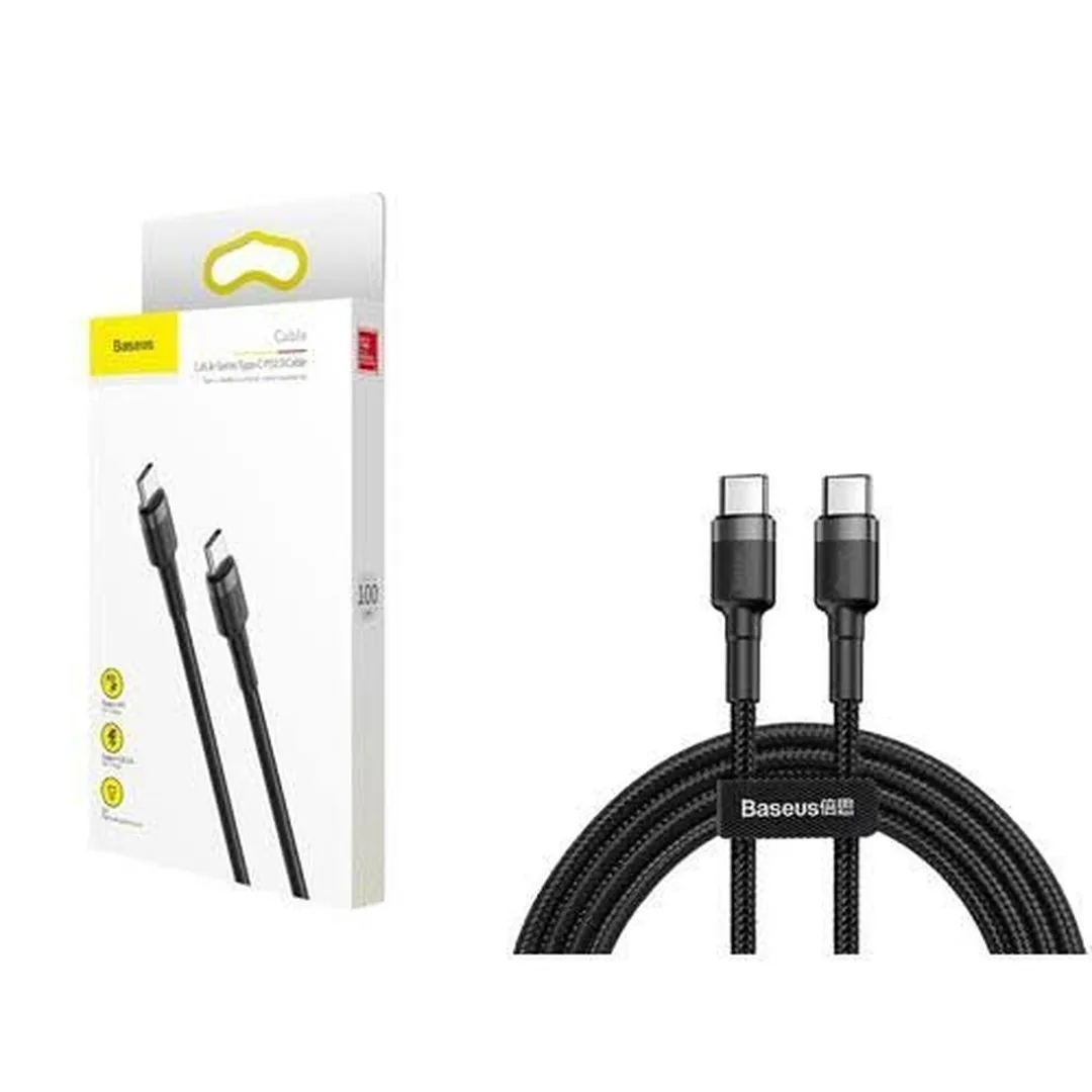 Baseus 60W Fast Charger Cable USB C to C Type-C 2M meter - Price in Bangladesh