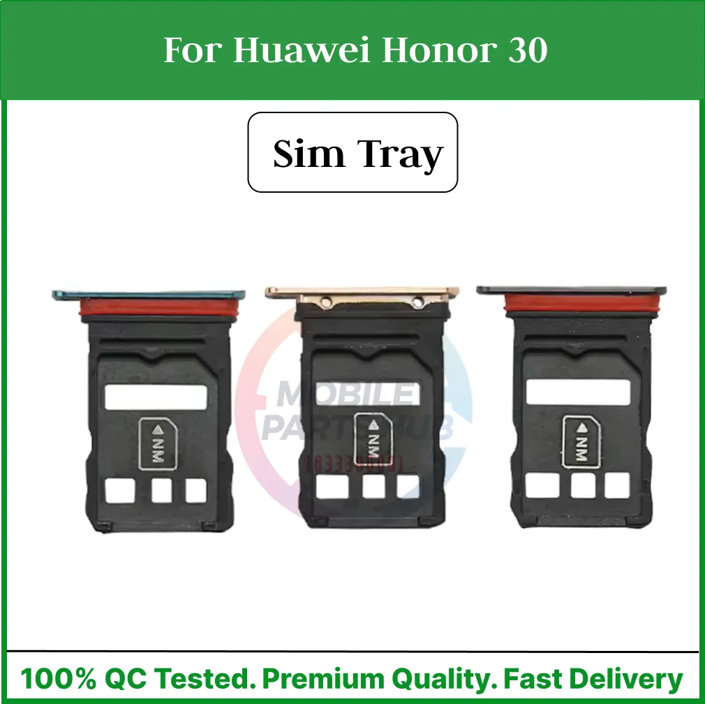 Huawei Honor 30  Sim Tray Micro SD Card Slot with Sim Ejector Pin Replacement Part Mobile Parts & Accessories Price in Bangladesh - Mobile.com.bd