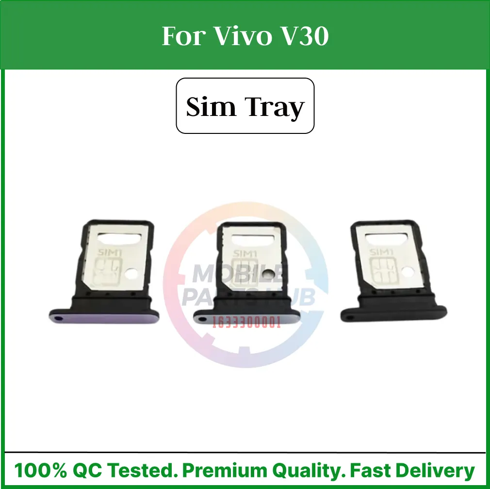 Vivo V30 Sim Tray Micro SD Card Slot with Sim Ejector Pin Replacement Part Sim Trays & Ejector Pins Price in Bangladesh - Mobile.com.bd