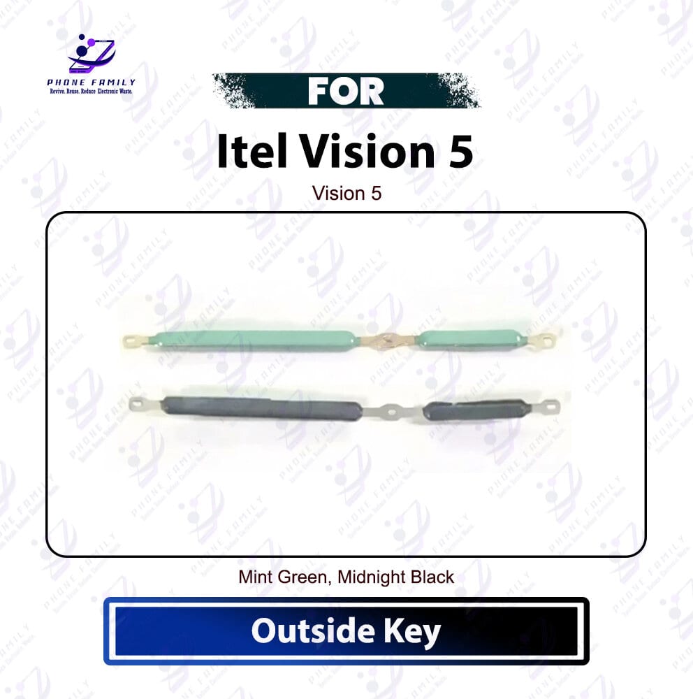 Itel Vision 5 On Off, Volume Up Down Button Side Key, Outside Key Replacement Repair Spare Part - Price in Bangladesh