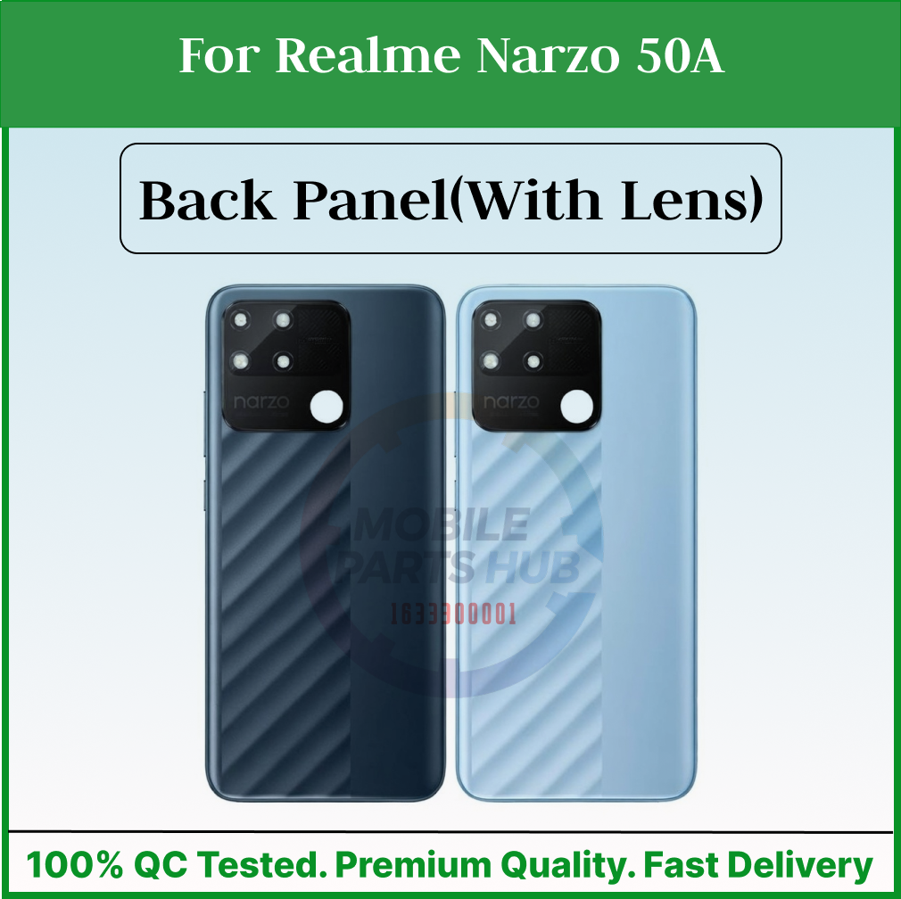 Realme Narzo 50A Back Panel/Backshell/ Casing + With Camera Lens + Side Buttons With Logo-All Colors Available Back Panels & Housings Price in Bangladesh - Mobile.com.bd