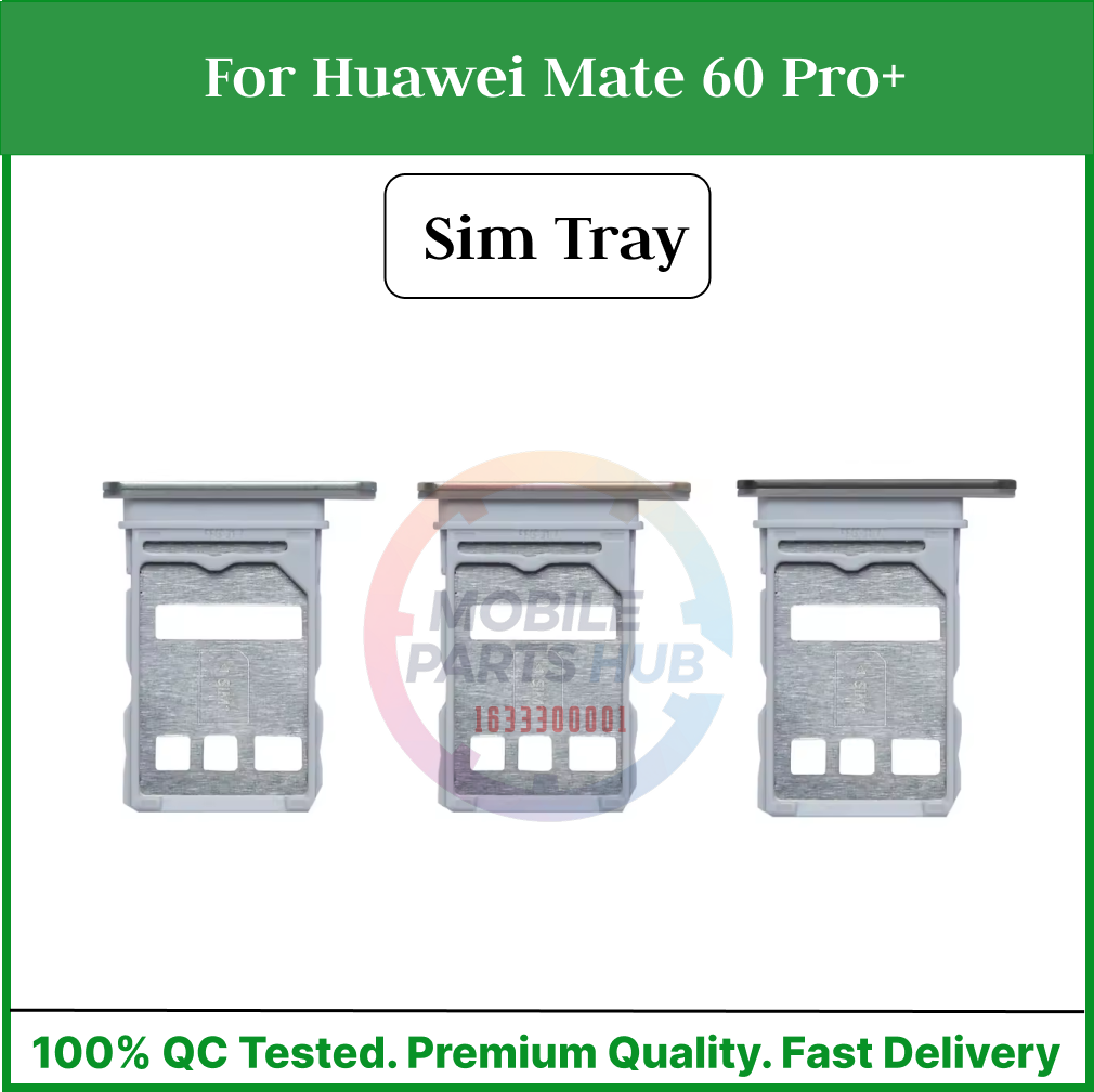 Huawei Mate 60 Pro+ Sim Tray Micro SD Card Slot with Sim Ejector Pin Replacement Part - Price in Bangladesh