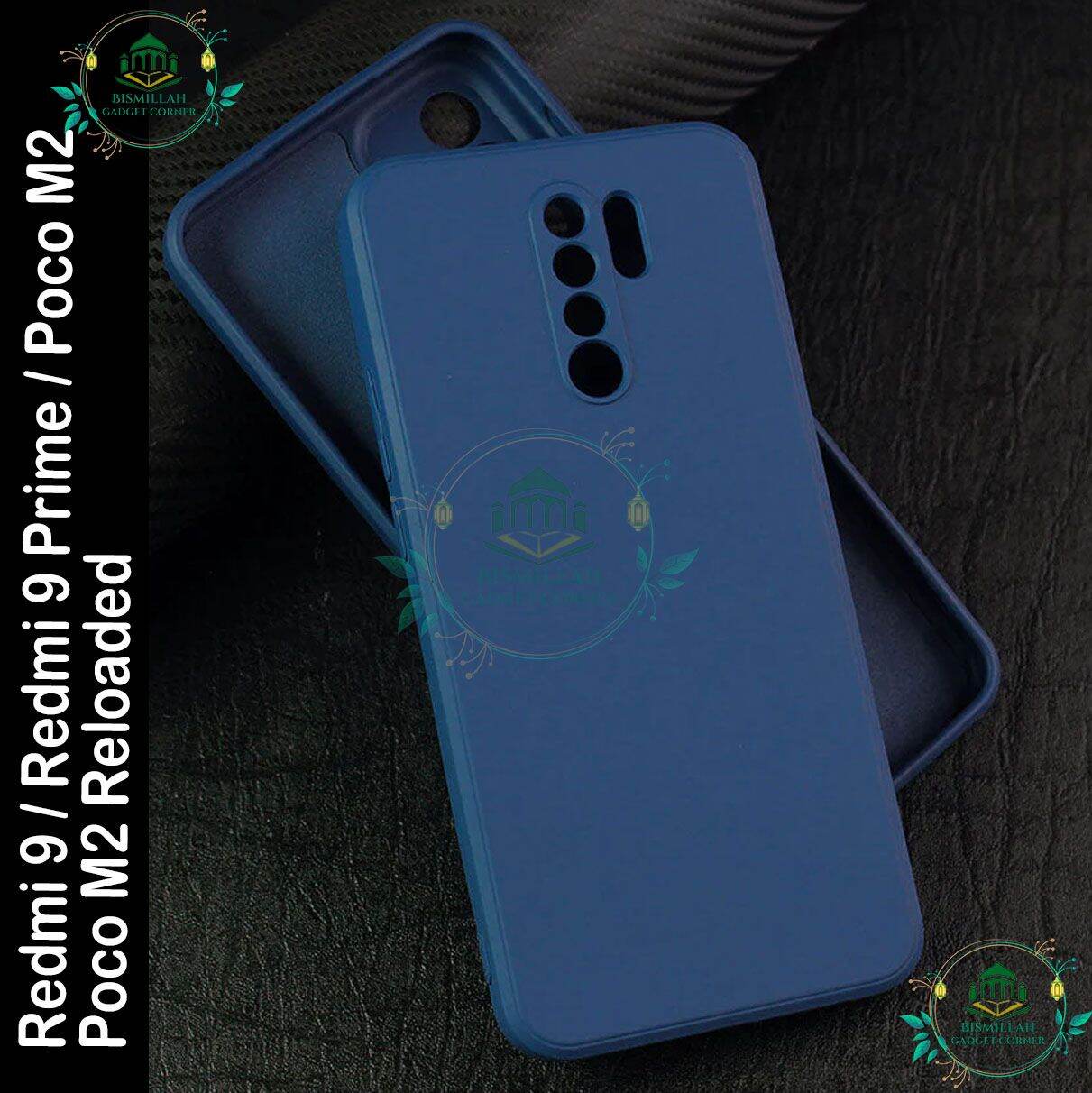 Premium Liquid Silicone Phone case for Xiaomi Redmi 9 / Redmi 9 Prime / Poco M2 / Poco M2 Reloaded Liquid Silicon Mobile Back Case Soft Silicone Phone Cover - Price in Bangladesh