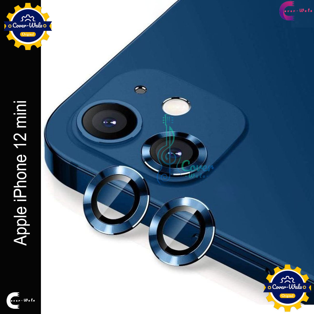 For Apple iPhone 12 Mini Camera Protector WSKEN Metal Ring Tempered Glass Camera Lens Protector - Price in Bangladesh