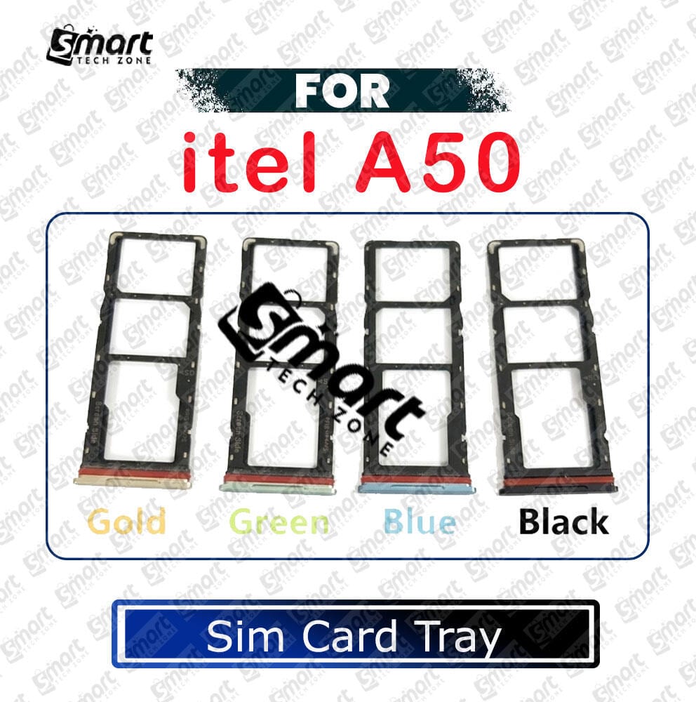 For itel A50 Sim Tray Micro SD Card Slot with Sim Ejector Pin Replacement Parts - Price in Bangladesh