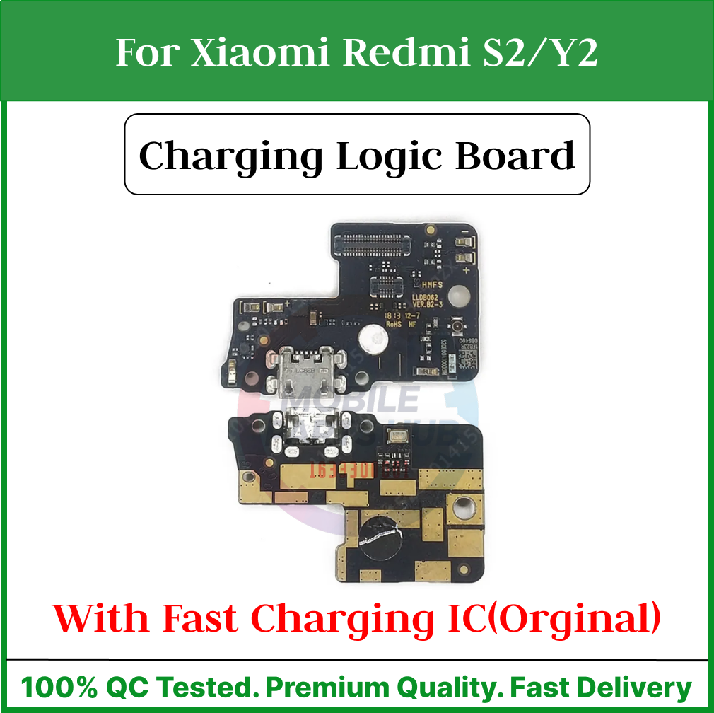 Charging Logic Board For Xiaomi Redmi S2/Y2 Charging Port For (M2003J6B2G) USB Plug PCB Dock Connector Replacement Parts