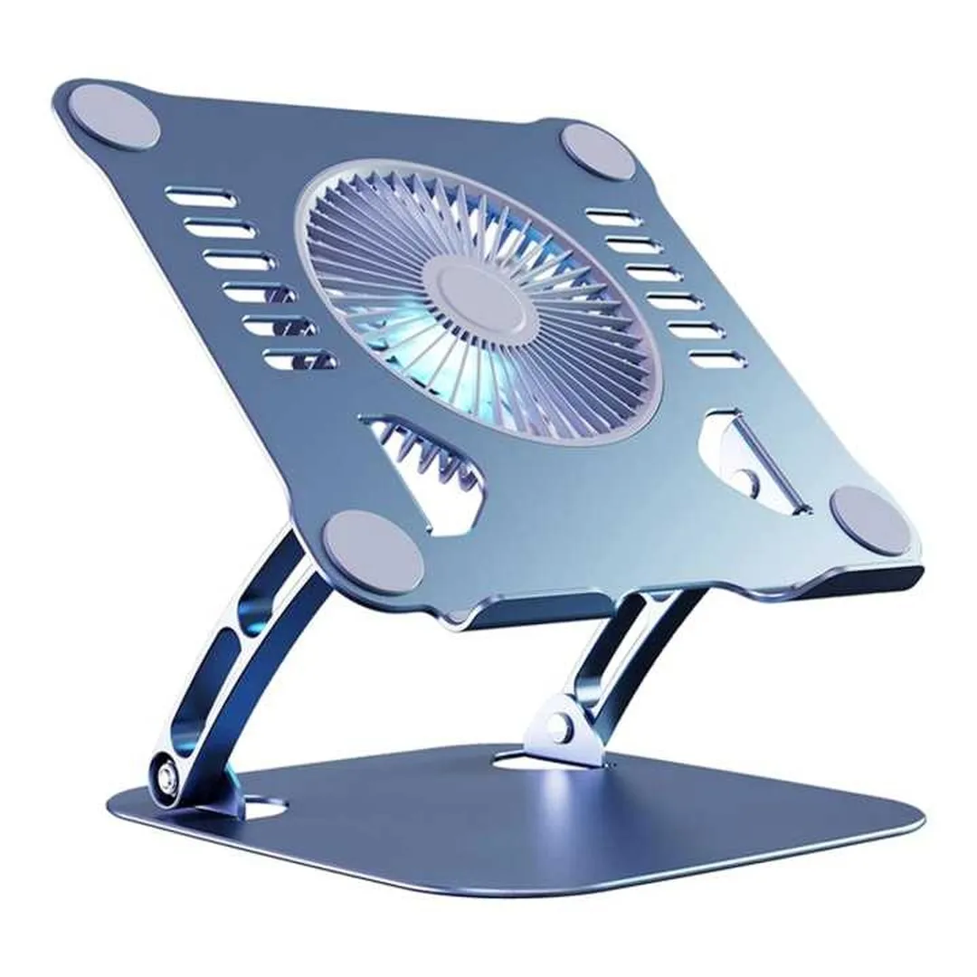 Aluminum Laptop Stand with Cooling Fan For Tablet Notebook Gaming Laptop stand - Price in Bangladesh
