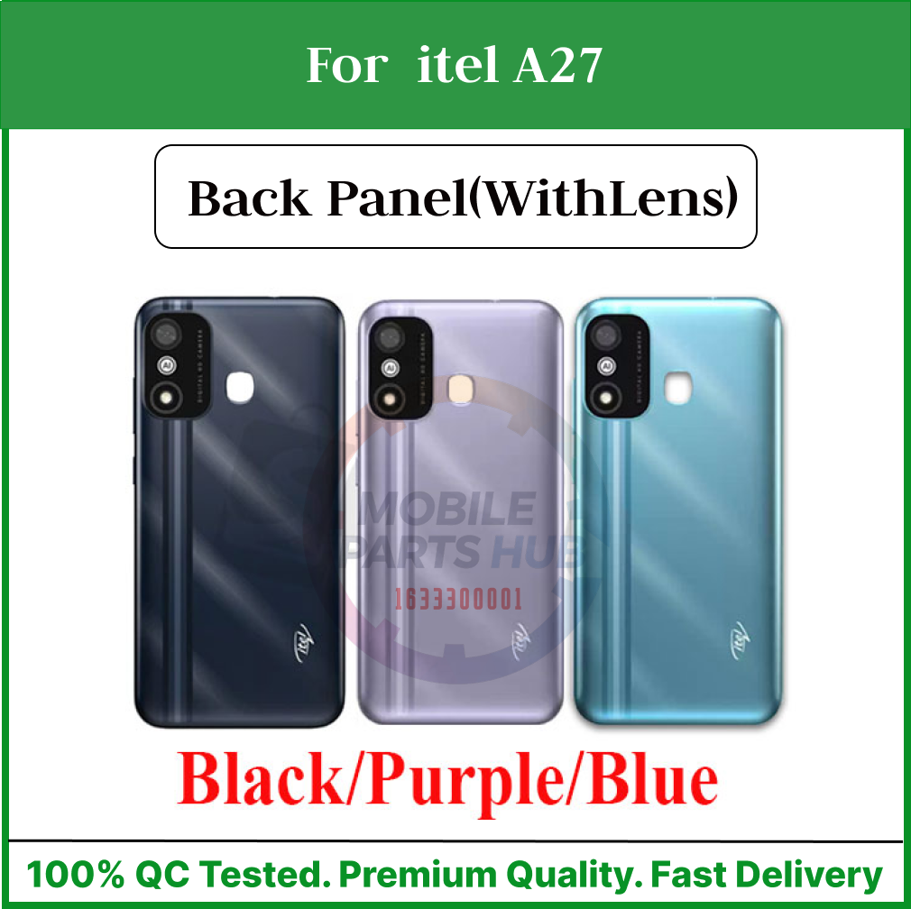 For itel A27 Back Panel/Backshell/ Casing + With Camera Lens  With Logo-All Colors Available Back Panels & Housings Price in Bangladesh - Mobile.com.bd