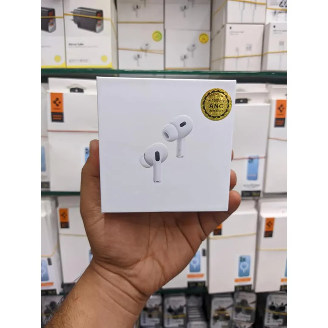 Airpods_Pro 2Nd Generation (Anc) Active Noise Cancellation And Transparency Mode(2Nd Generation) High Quality True Wireless Earbuds Earphones (Made In Dubai) - Price in Bangladesh