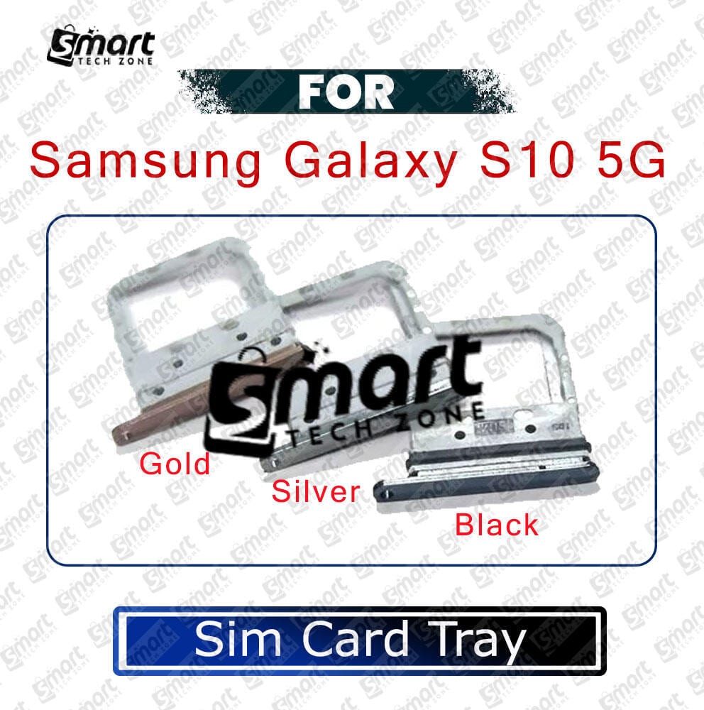 For Samsung Galaxy S10 5G Sim Tray / Sim Slot /SD Card Tray /Holder Card compatible Replacement Parts - Price in Bangladesh
