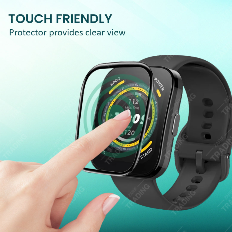 Amazfit Bip 5 Full Coverage Plastic Screen Protector