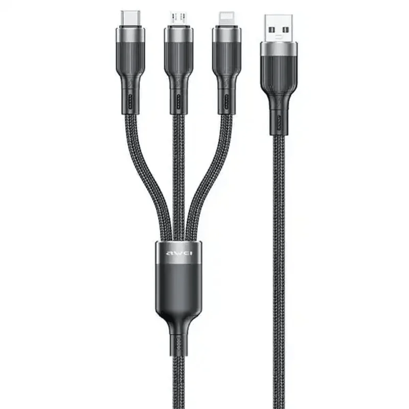 Awei CL-975 3in1 Multifunctional Fast Charging Cable - Price in Bangladesh
