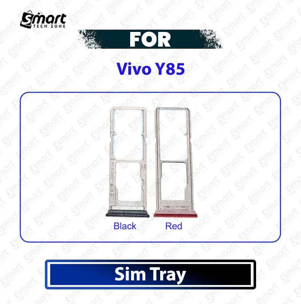 Vivo Y85 Sim Card Tray Slot Holder Card Reader SD Slot Adapter Replacement Repair Part - Price in Bangladesh