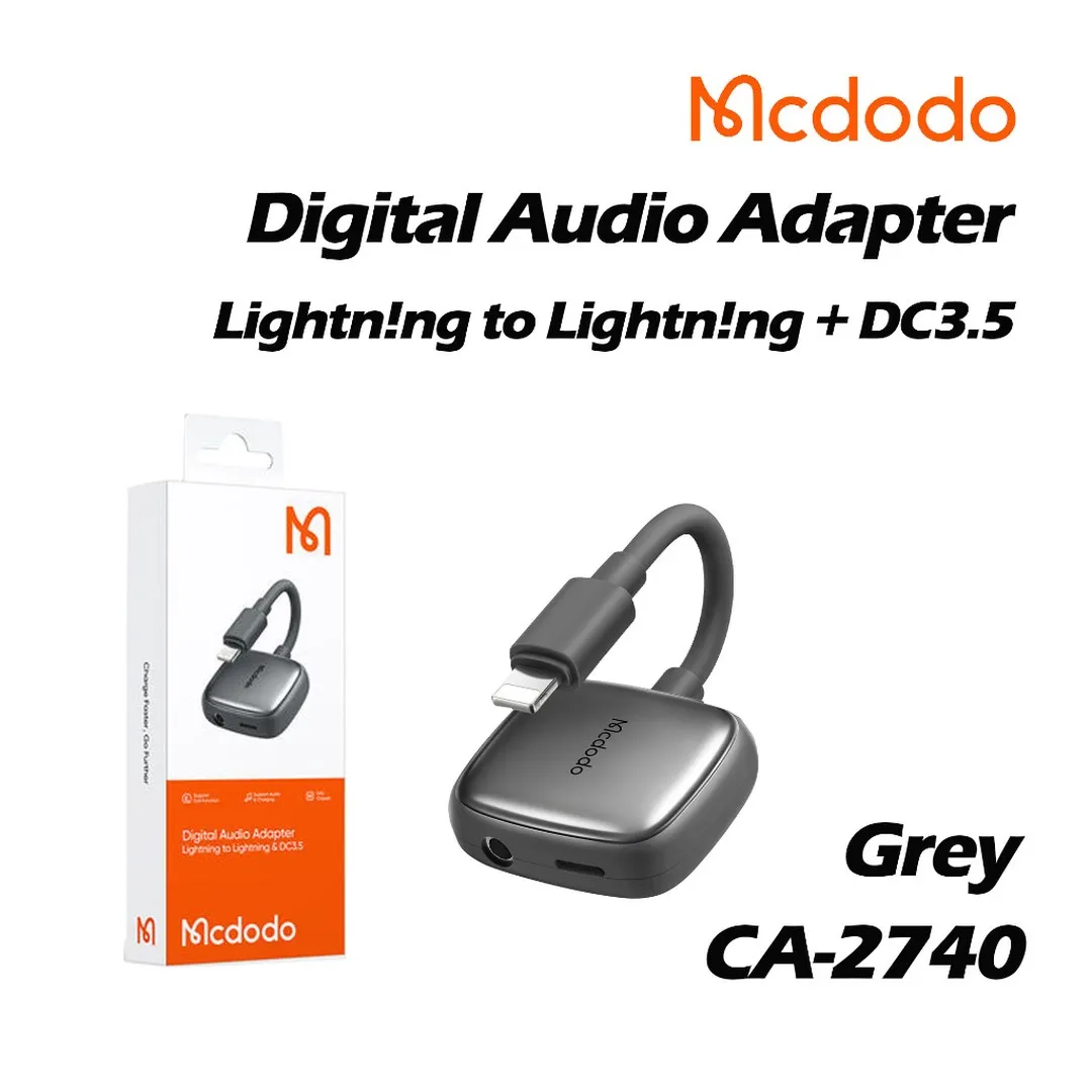 Mcdodo Lightning to 3.5mm Aux Audio Adapter OTG iOS Charge Jack Earphone Converter Splitter For iPhone 14 13 12 11 Pro Max iPad Chargers Adapters Price in Bangladesh - Mobile.com.bd