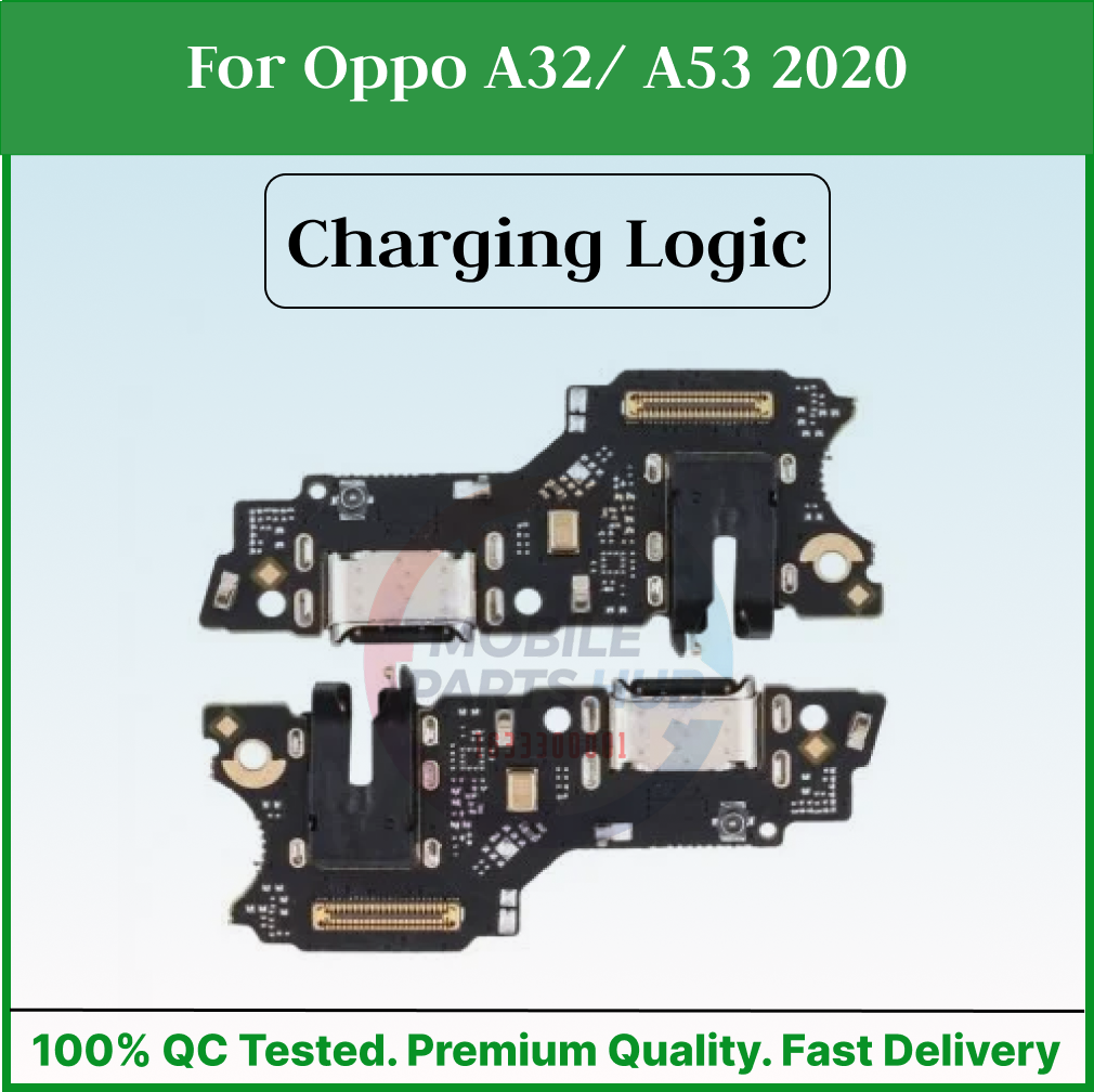 Charging Logic Board For Oppo A32/ A53 2020 Charging Port USB Plug PCB Dock Connector Spare parts