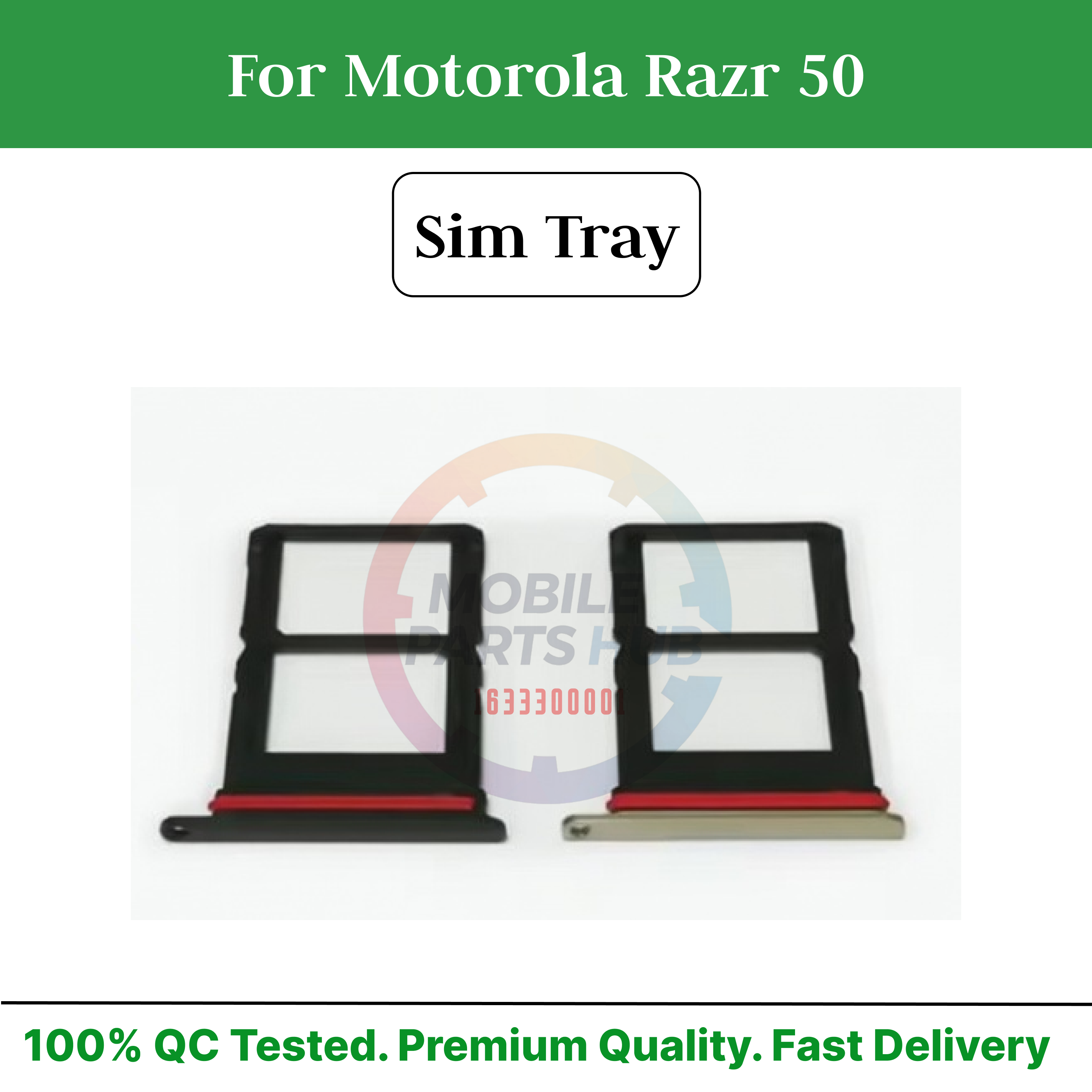 Motorola Razr 50 Nano Sim Card Tray Holder Sim Adaptor With Free Sim Ejector Pin Replacement Part - Price in Bangladesh