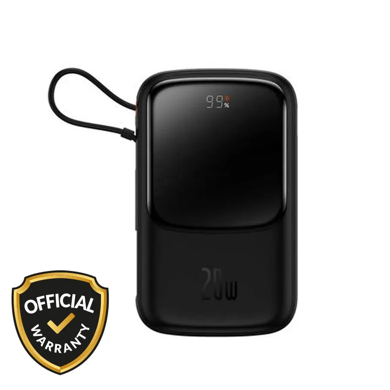 Baseus Qpow Pro 20W 10000mAh Digital Display Fast Charge Power Bank (IP Edition) - Price in Bangladesh