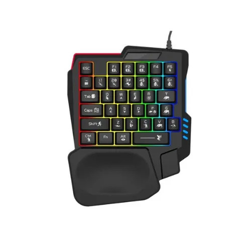 Asus Jedel K601 Customization 35 Keys Single Hand Wired Gaming Keyboard Price in Bangladesh - Mobile.com.bd