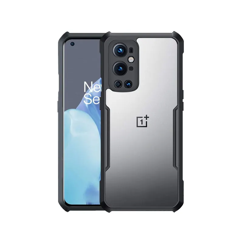 Xundd Shockproof Ultra Hybrid TPU Bumper Back Cover for OnePlus 9 Pro - Black