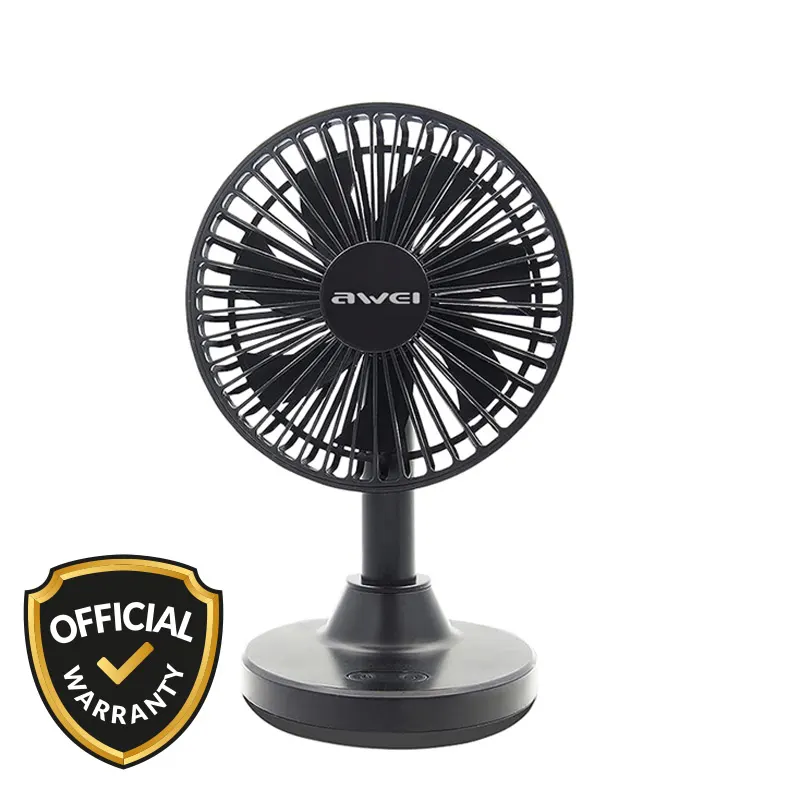 Huawei Awei F29 Mini Desktop Oscillating Rechargeable Fan-Black Others Price in Bangladesh - Mobile.com.bd