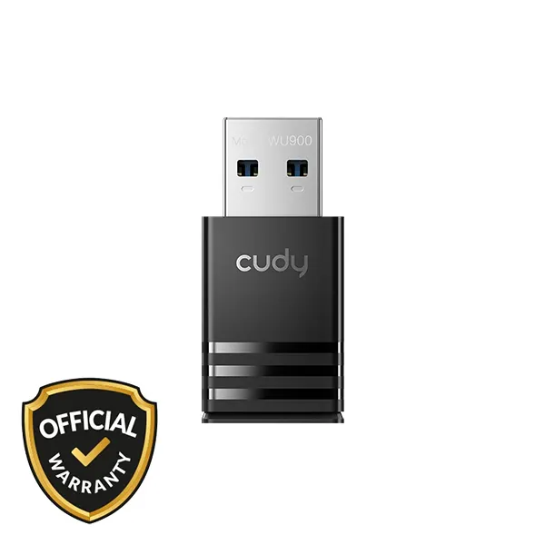 Others Cudy AX900 Dual-Band Wi-Fi 6 USB Adapter (WU900) Networking Accessories Price in Bangladesh - Mobile.com.bd