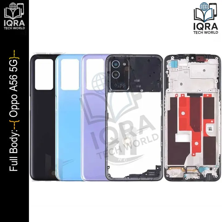 Oppo A56 5G Full Body Housing / Middle Frame Chassis with Back Panel Replacement Parts Price in Bangladesh - Mobile.com.bd