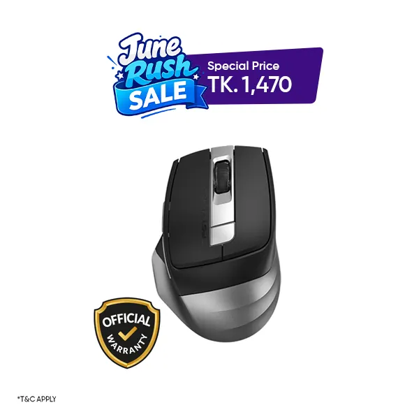 A4tech FB35CS Fstyler Silent Click Multimode Rechargeable Wireless Mouse - Price in Bangladesh