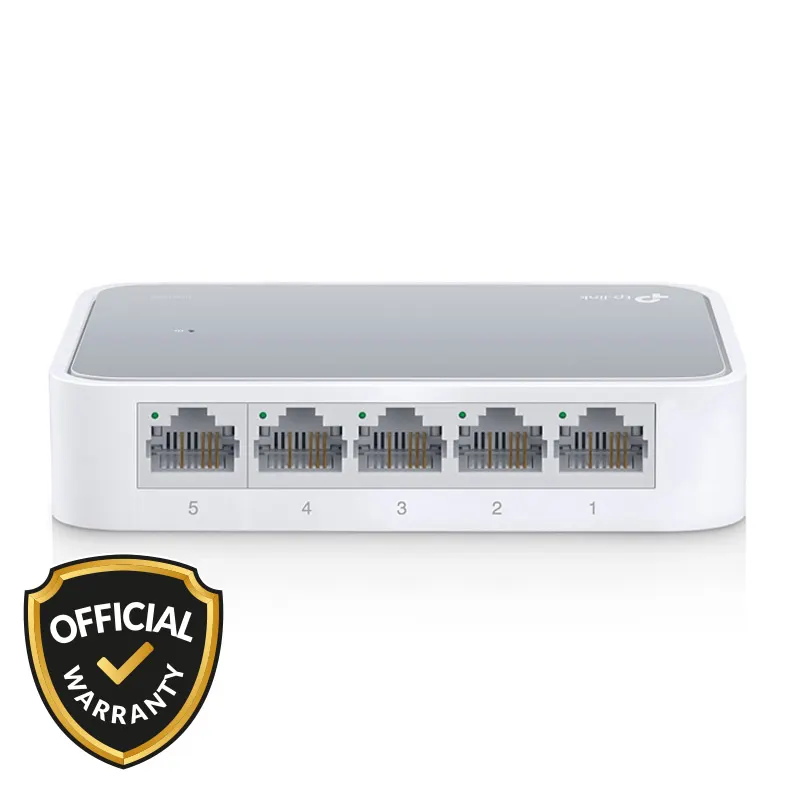 TP-Link TL-SF1005D 5-Port 10/100Mbps Desktop Switch Networking Accessories Price in Bangladesh - Mobile.com.bd