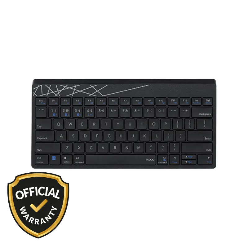 Rapoo K8000M Multi-mode Wireless Keyboard-Black - Price in Bangladesh