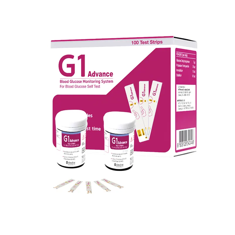 G1 Advance Blood Glucose Strip (100Pcs) - Price in Bangladesh