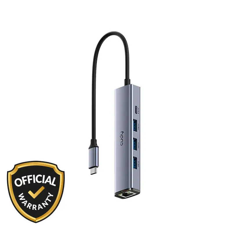 Cudy UH605 5-In-1 USB-C Hub with Gigabit Ethernet Port - Price in Bangladesh
