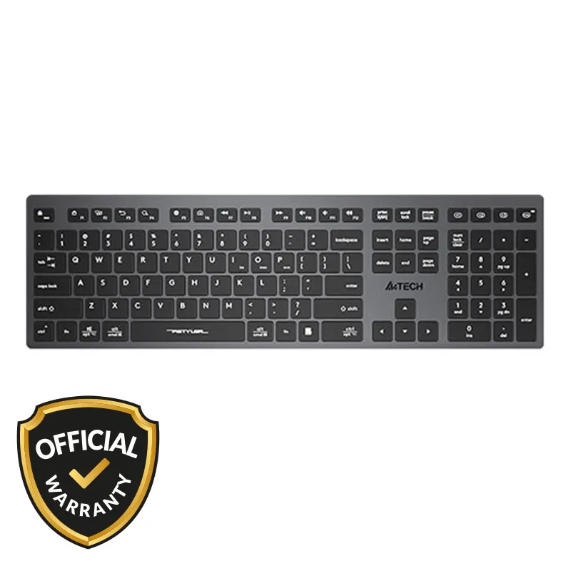 A4Tech FBX50C Fstyler Scissor Switch Multimode Rechargeable Wireless Keyboard - Price in Bangladesh