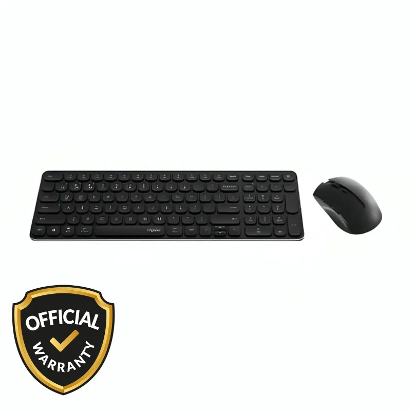 Rapoo 9350S Multi-Mode Wireless Ultra-Slim Compact Keyboard & Mouse Combo - Price in Bangladesh