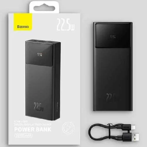 Baseus PPXJ30 Star Lord Digital Display 22.5W 30000mAh Fast Charge Power Bank - Price in Bangladesh