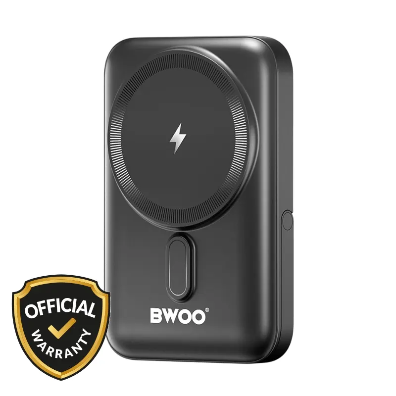BWOO 10000mAh 20W Wireless Fast Charging Power Bank with Foldable Holder (BO-P33) - Price in Bangladesh