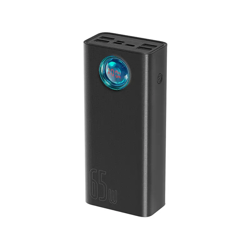Baseus 65W 30000mAh Amblight Digital Display Power Bank (PPLG-A01) - Black - Price in Bangladesh