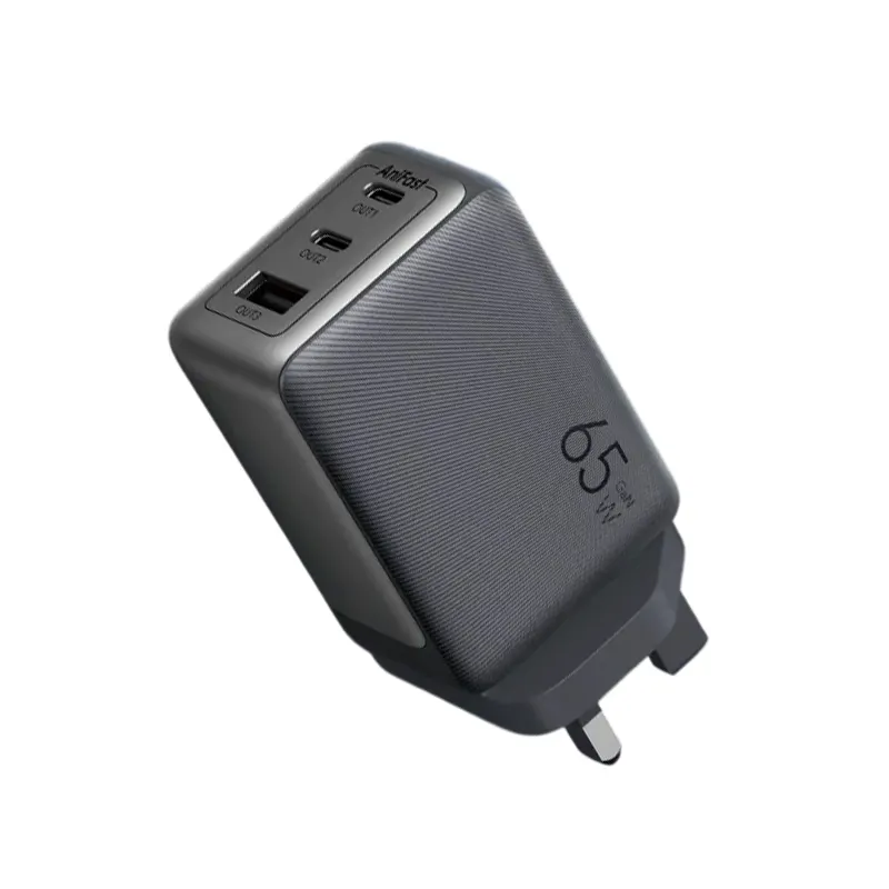 Oraimo HyperGaN 65 65W GaN Wall Charger Kit with 100W CC Cable (OCW-7652E+116CC)-Black