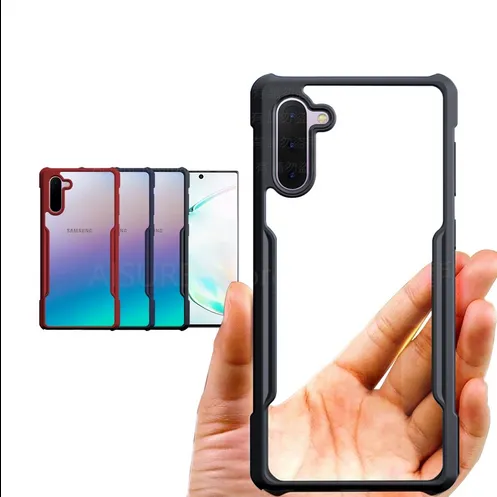 For Samsung Galaxy Note 10 5G Transparent Back Case Luxury Xundu Shock-Proof Bumper Protective Phone Cover