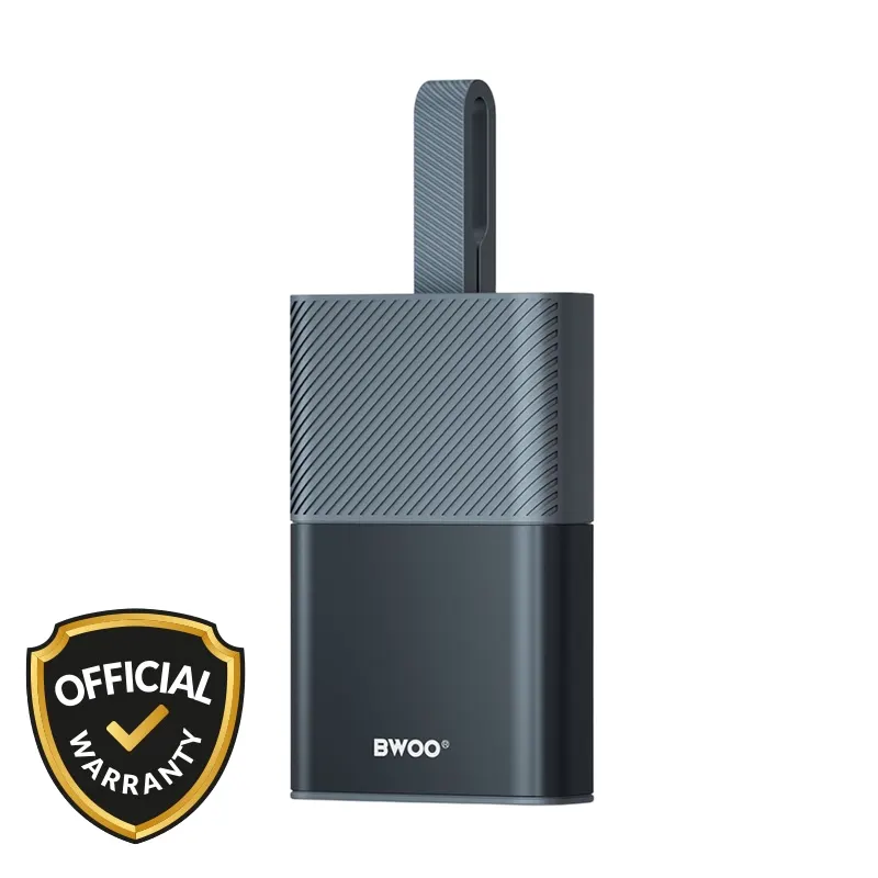 BWOO 10000mAh 30W Fast Charging Power Bank with Built-in Cable (BO-P68) - Price in Bangladesh