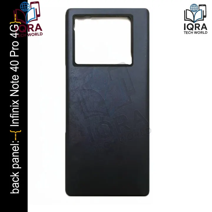 Back Part and Back Shell for Infinix Note 40 Pro 4G with Battery Door – Perfect for Replacement and Repair Use - Price in Bangladesh