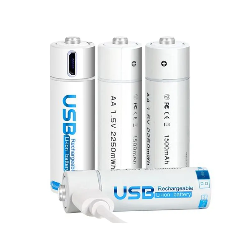 AiVR AA 2550mWh USB Rechargeable Battery Set (4pcs) - Price in Bangladesh