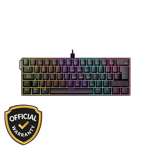 Ajazz NK61 Wired Mechanical Gaming Keyboard (Red Switch) - Price in Bangladesh